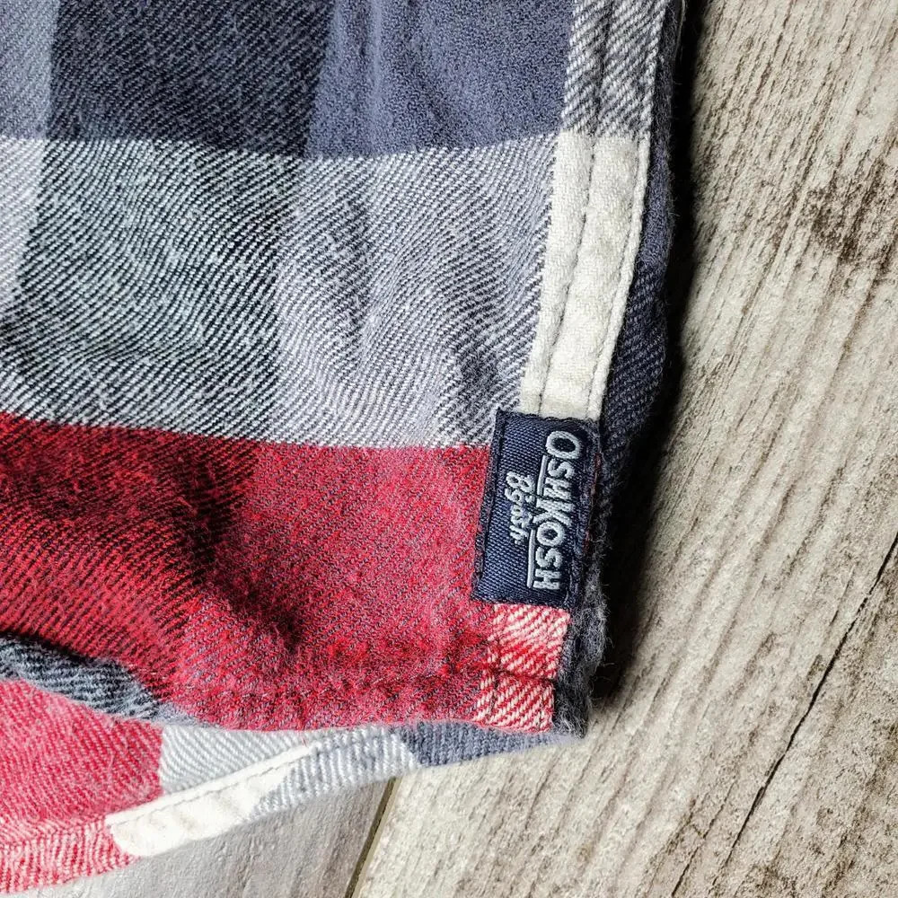 OshKosh B'gosh Baby Toddler Buttondown Flannel Size 24m - Picture 7 of 11